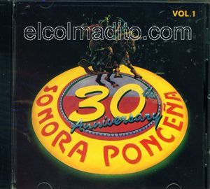 La Sonora Poncea 30 Aniversario CD Puerto Rico
